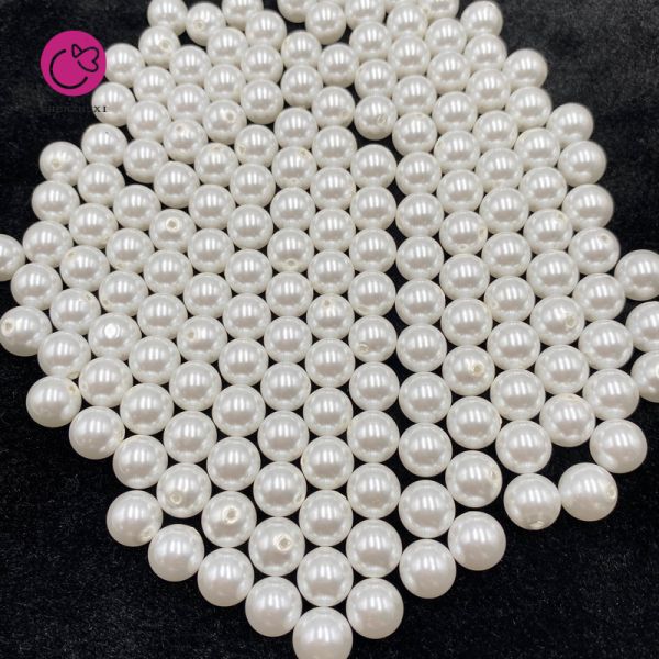 Pearls Beads Loose Spacer Beads DIY Craft Necklaces Bracelets Earrings Rings Choker Jewelry Making