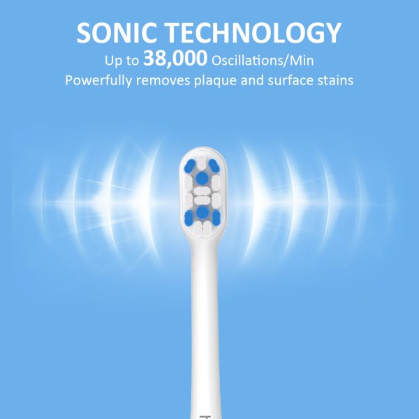 Oral Care USB Rechargeable Electric Toothbrush With 4 Brush Heads For Adults Students