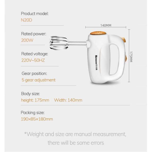 300W Electric Hand Held Beater
