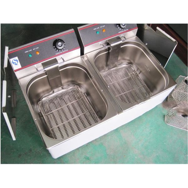 Fryer 8L плоского Countertop коммерчески глубокий электрический для рыб и обломоков