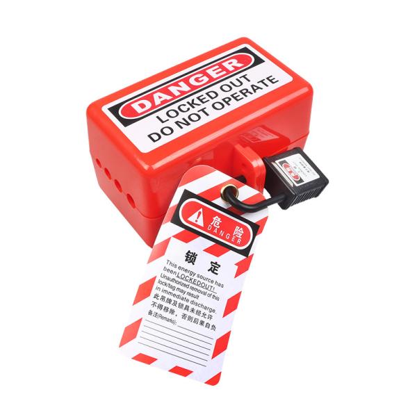 ABS Material Plug Lockout Device , IP67 Master Lock Plug Lockout CE Certification
