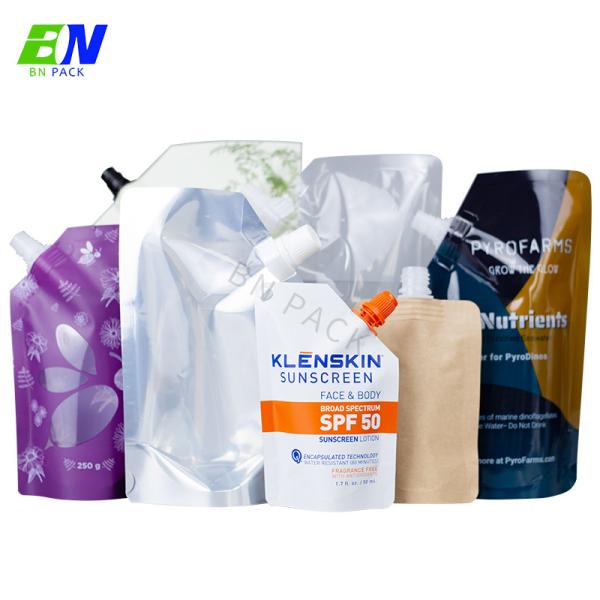 Eco Friendly 100% Recyclable Mono Pe Refill Pouch For Shampoo Hand Wash