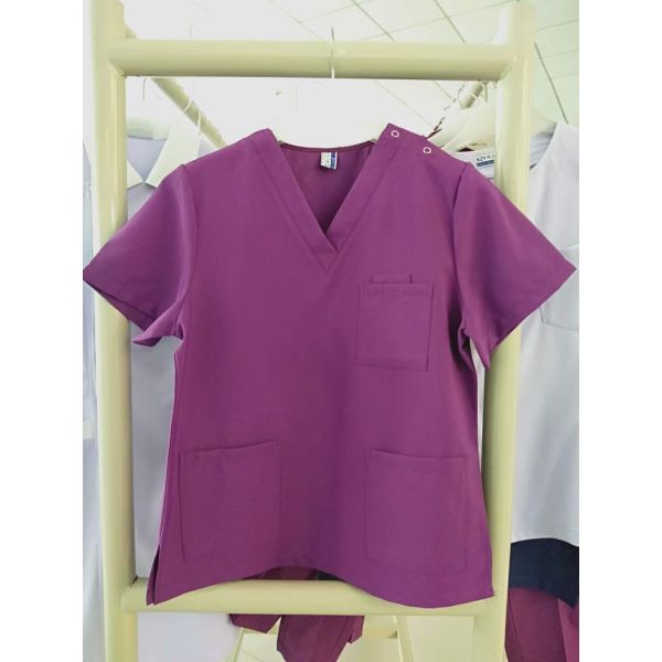 S&J OEM Medical Clothing Hospital Uniform Doctors Nurses Men Women Hospital Clothing Patient Gown Clothes Cotton Unisex Custom