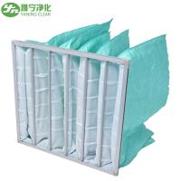 Sistema de filtro de saco de bolso YANING Havc F5 F6 F7 F8 F9 Eficiência média para sala limpa