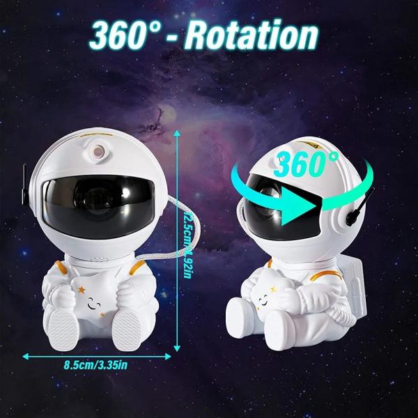 Plastic Round Shade Smart Home LED Night Ceiling Light Remote Control Cloud Sky Aurora Starry Star Galaxy Projector for