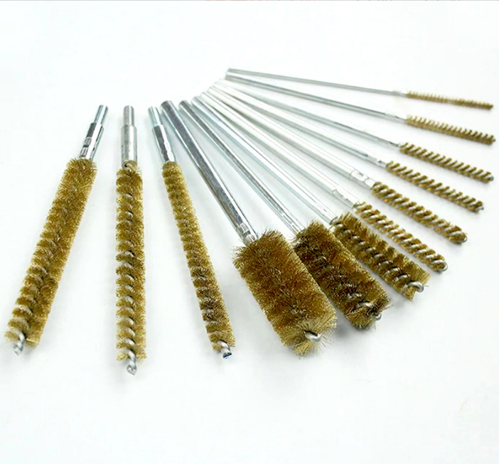 Stainless steel pipeline brush, extended inner hole, deburring, rust removal, electric polishing and polishing