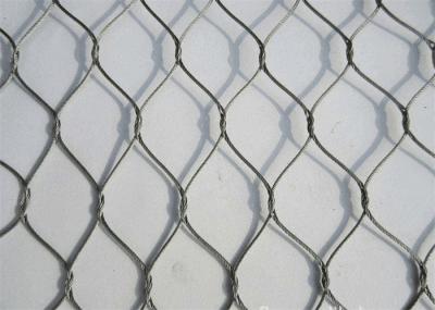 1.5mm 3.0mm Zoo Aviary Netting AISI316 Stainless Steel Hand Woven Mesh