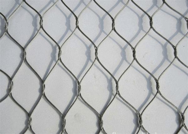 1.5mm 3.0mm Zoo Aviary Netting AISI316 Stainless Steel Hand Woven Mesh