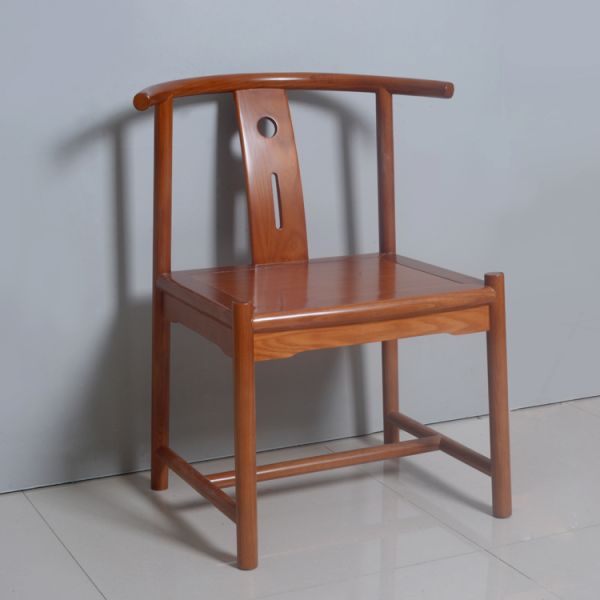 Living Room Hand Painting 74cm Solid Wood Chair For The Elderly