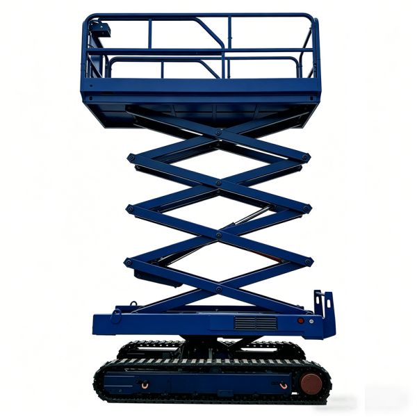 Double Stage Balanced Scissors Lift Platform Self Leveling 1890kg 240V