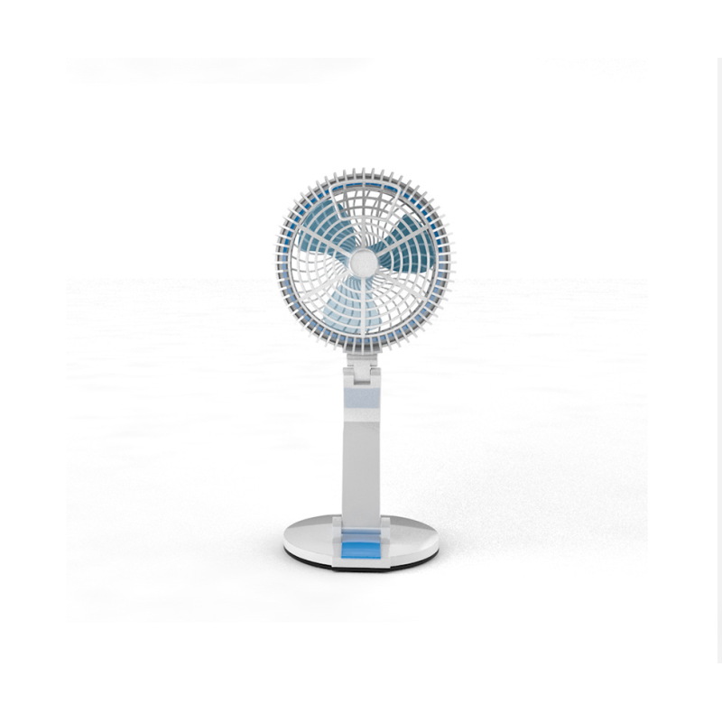Protable Mini Small Popular Rechargeable Hand Fan With LED Light and Adjustable Speed