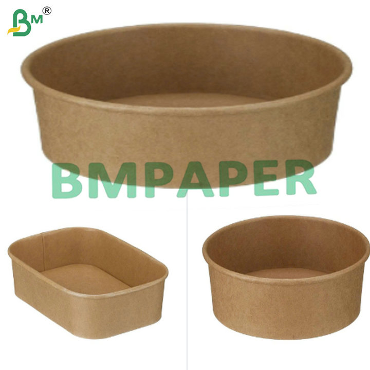 Grease & Leakproof PE PP Coated 300–330gsmFood Container Paperboard for Takeaway Boxes Trays & Lunch Box Production