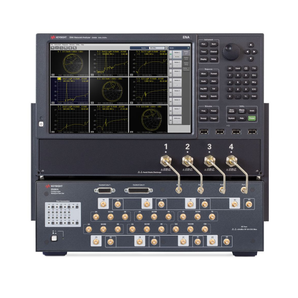 Keysight E5080B 4 Port Vector Network Analyzer with 9 kHz to 20 GHz Frequency and 140 dB Dynamic Range