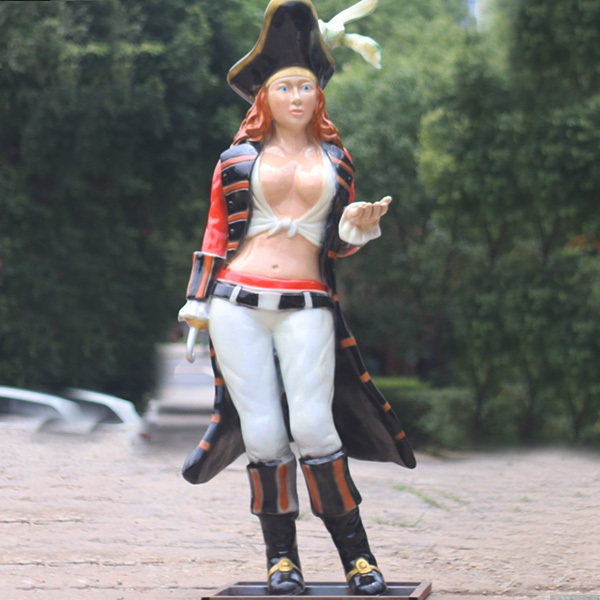 Customized Life Size Realistic Fiberglass Statue Movie Character Resin Sculpture