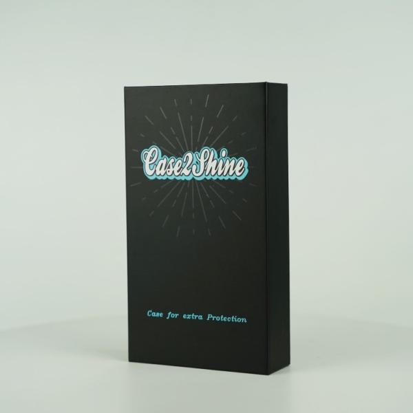 High Quality custom boxes phone case packaging box luxury gift box with Velvet tray