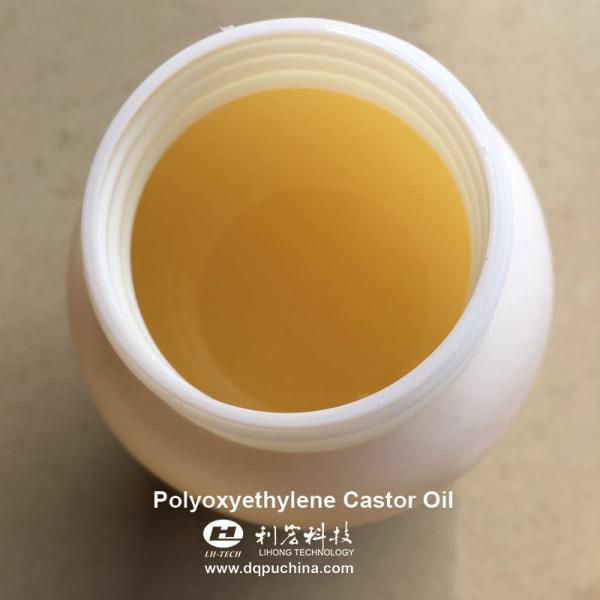 Emulsifier EL-60 Cremophor EL-80 Surfactant Raw Materials Polyoxyl Hydrogenated Castor Oil