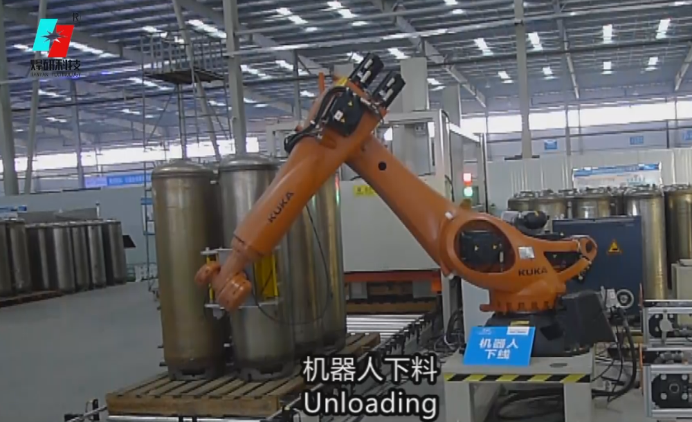 Équipement de soudage de réservoirs de chauffage d'eau solaire 380 V pour usines de fabrication