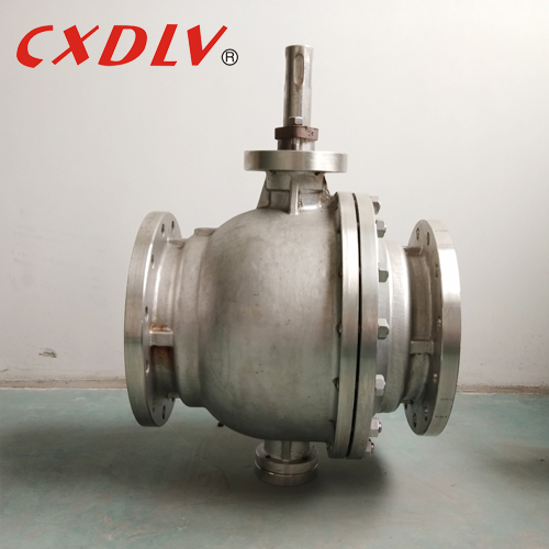 Клапан запечатывания нержавеющей стали шарикового клапана шестерни червя К47Ф управляемый установленный Труннион мягкий