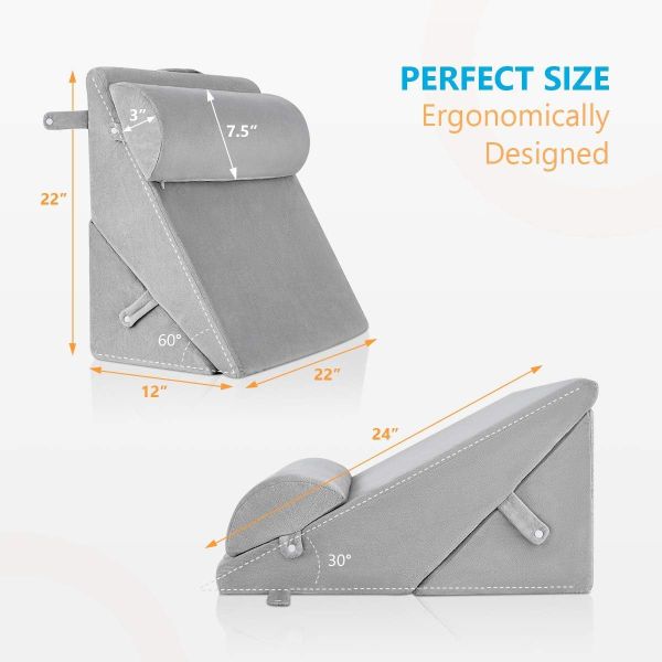 Comfortable Memory Foam Filling Home Decor Sofa Cushion for Back Leg and Knee Pain Relief