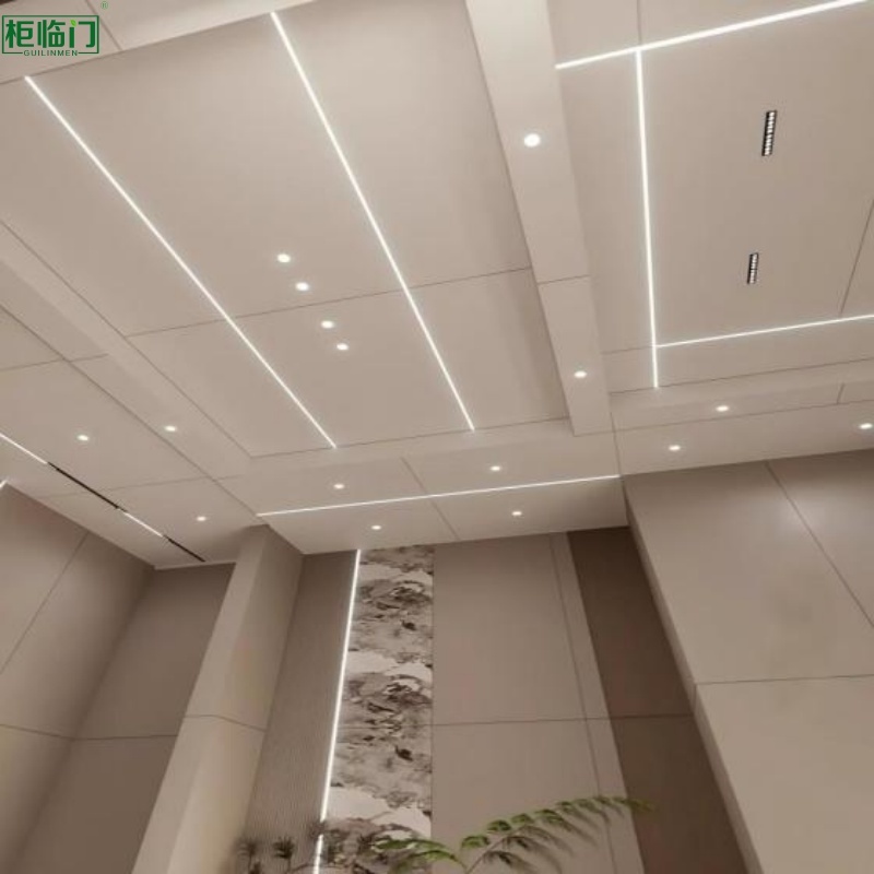 Modern Aluminum Ceiling Panel Fireproof Heat Insulation Easy Installation