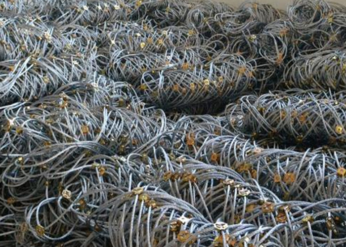 равнина сети сетки веревочки провода отверстия SS304 106mm высокопрочная соткет
