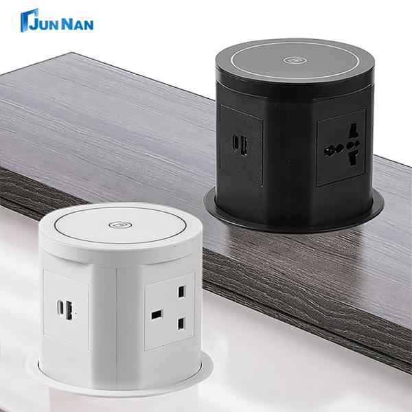 Junnan Multi-function Socket With 114.9mm*168.7mm Completely Closure Size For Kitchen