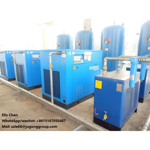 Oil Less Permanent Magnet Frequency 55KW 75kw Screw Air Compressor