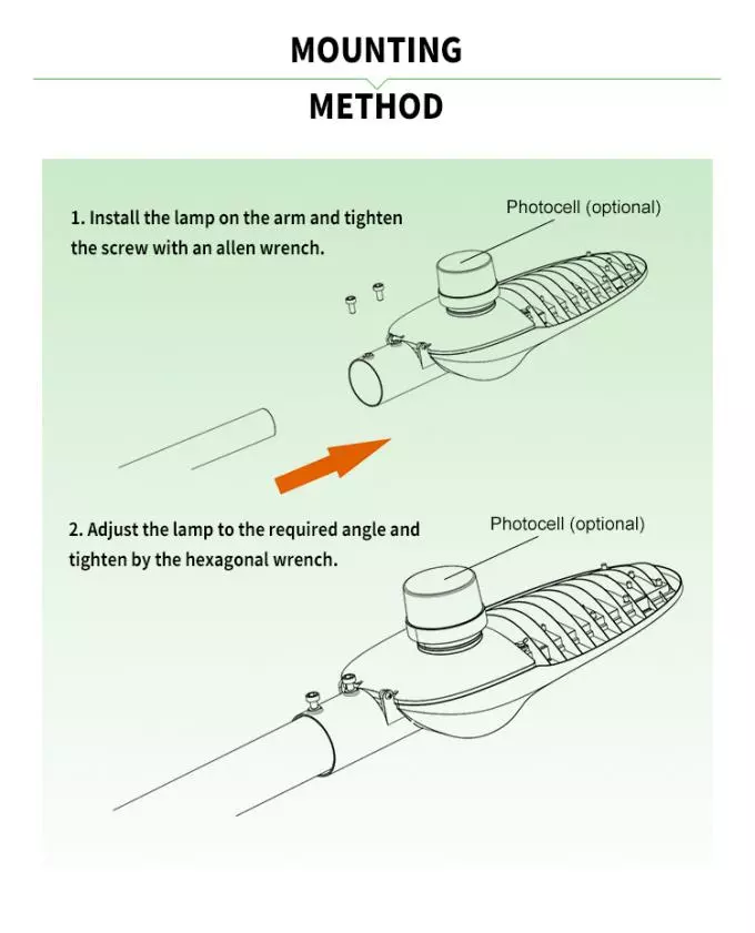 Ip66 20w 40w 60w Led Roadway Lighting Integrated 6500k Ik09