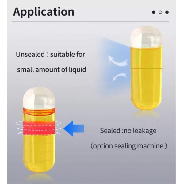 Liquid Capsule Filling Machine with PLC Control