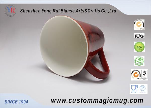 Amazing Color Changing V Shape Mug , Personalised Childrens 3d Sublimation Mug