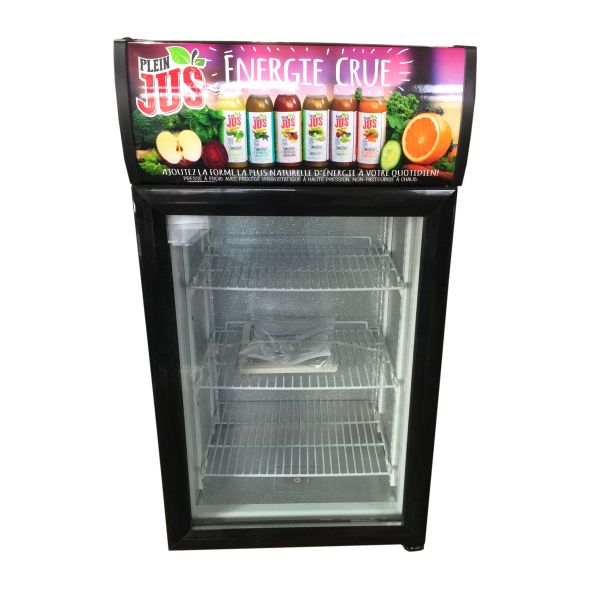 68L nevera pantalla monster energy drink display refrigerators with top lampbox SC68B
