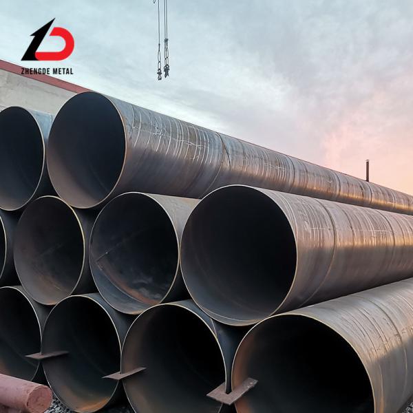 A106 A36 A53 6mm-20mm Thick Steel Tube SSAW 609 mm Spiral Welded Steel Pipe Used for Oil and Gas Pipeline