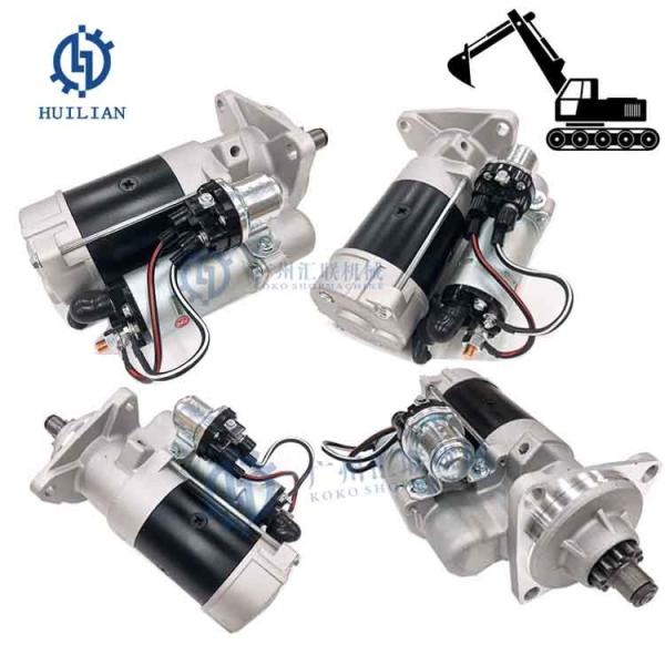 DX225 24V 11T 4.5KW Engine Starter Motor For Excavator Machinery Engine Parts