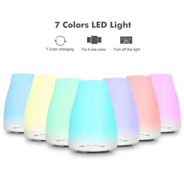 Portable Innogear Essential Oil Diffuser Ultrasonic Aroma Diffuser Urpower Diffuser 100ml with Color LED Lights Changing