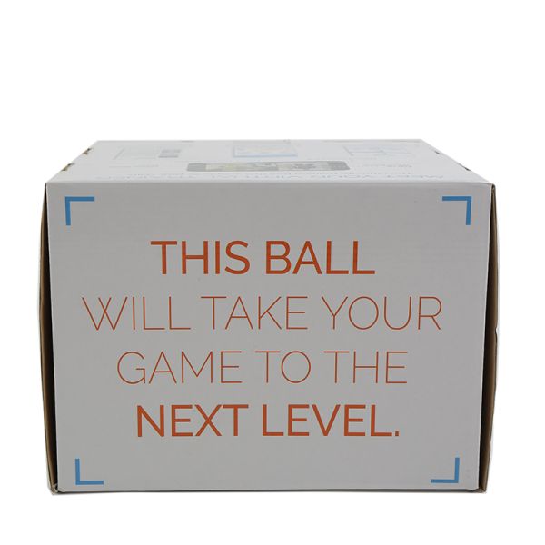 Заказный дизайн логотипа баскетбольной волнистой упаковочной коробки с открытым окном