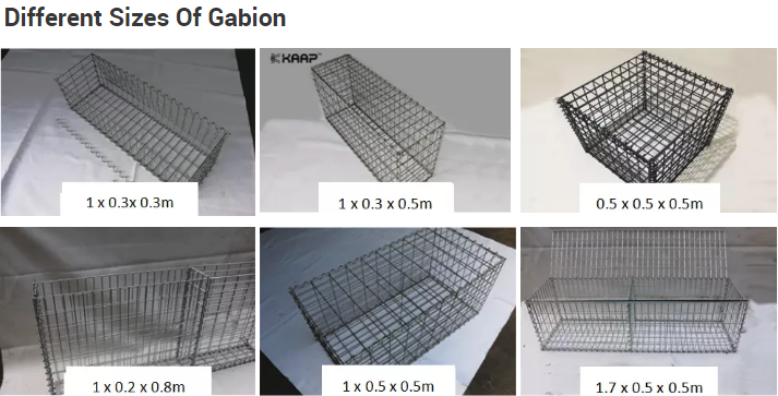 Galvanised Steel Fence Panel Barrier 3mm Welded Mesh Gabion