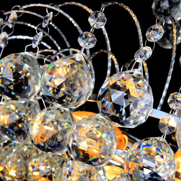 Lâmpadas de cristal de vidro de luxo para interiores