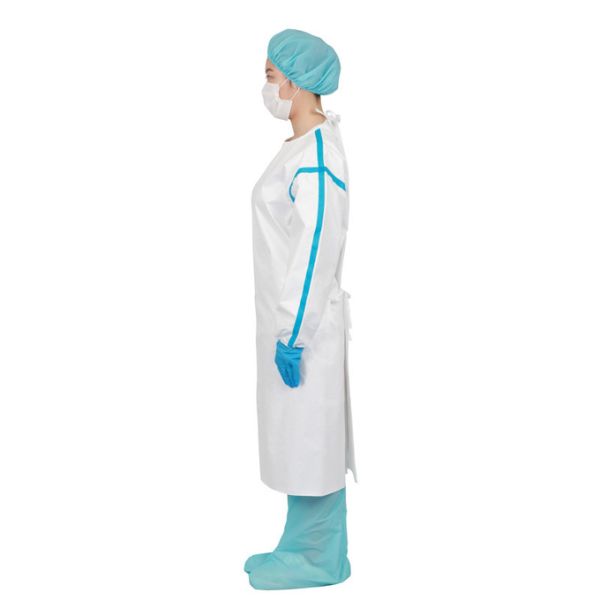 Microporous Fabric Disposable Medical Coverall Applied For The Hospital