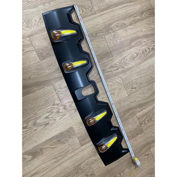 Auto ABS Material LED Front Roof Spoiler For Toyota Hilux Revo 2015-2016