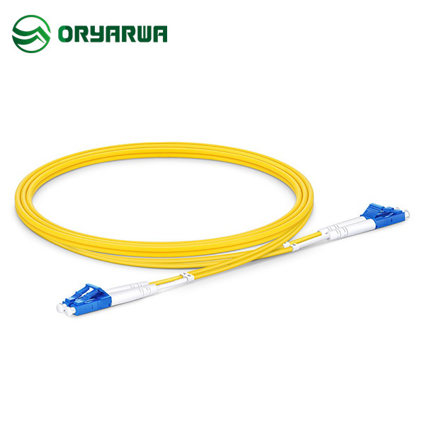 LC UPC к PVC гибкого провода OS2 LSZH одиночного режима дуплекса LC UPC