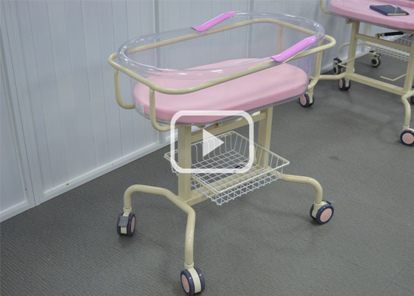 Transparent Basin Baby Hospital Bassinet With Storage Unit For Newborn