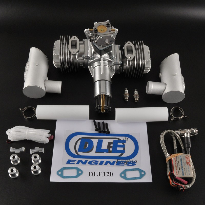 DLE120 RC Model Aircraft Gas Engine For Remote Control Gasoline Airplane 12HP 7500RPM Enige Parts