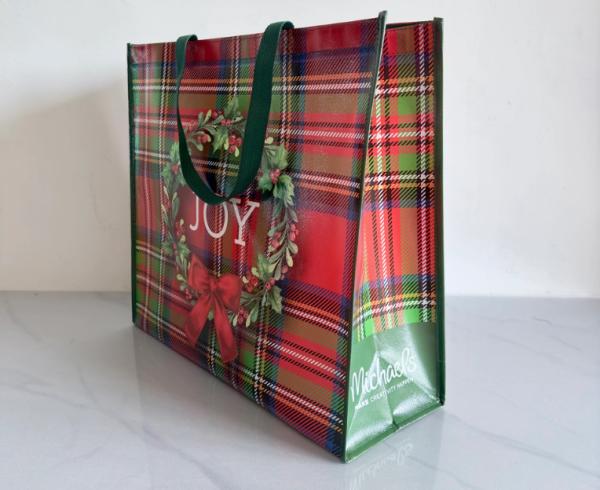 Custom Logo Printed Reusable Spunbond Non-Woven Fabric Shopping Bag Durable And Eco-Friendly Custom Non-Woven Bag Shopping Bag Non Woven Foldable Tote Shopper Bags With Handle