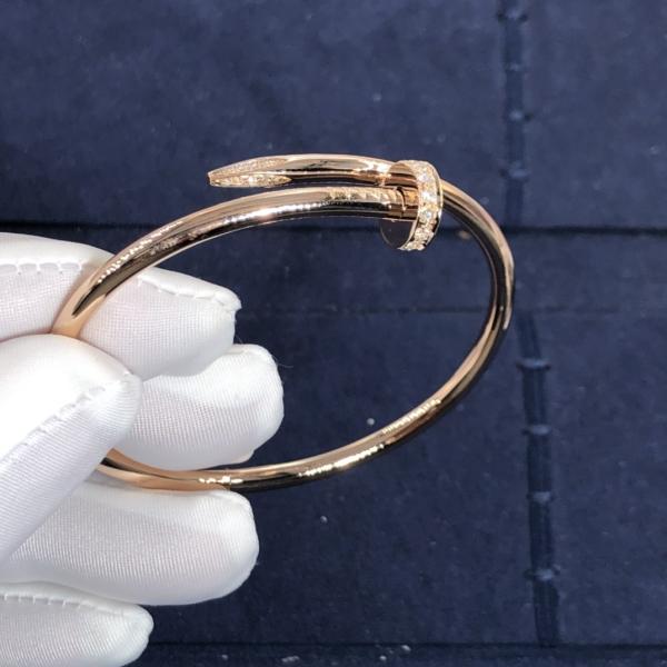 Elegant Car Tier 18k GoldJuste Un Clou Bracelet  Natural Diamonds Real Gold Real Diamonds