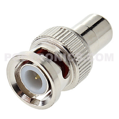BNC-RM01 BNC Male Plug to RCA (Phono) Female Socket Connector