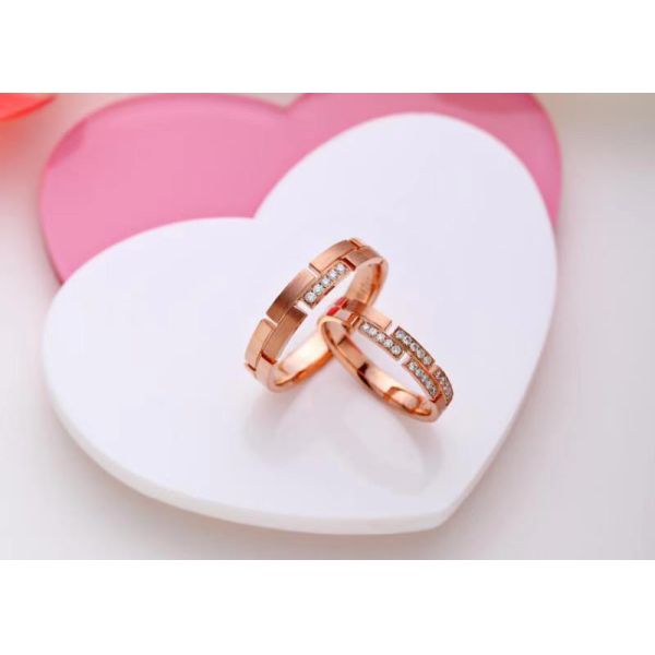 9g Rose Gold Couple Rings