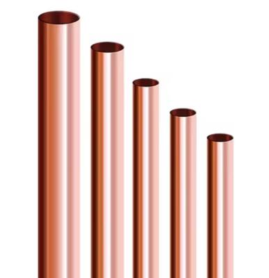 99% 99.9% Pure Copper Pipe 15mm 20mm 25mm 3/8 Straight Pancake Tube