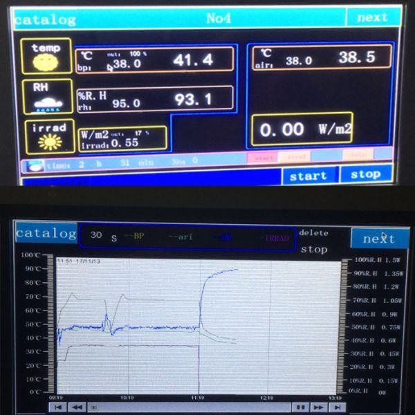Выветривание старея лампа ксенона нержавеющей стали камеры экологического теста