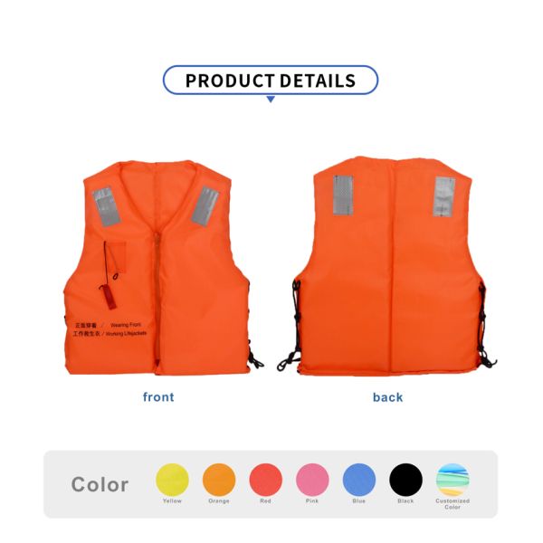 AG17086 Polyester oxford Marine Life Jacket