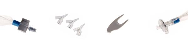 fournitures médicales disposables cathéter d'aspiration fermé enfant type 72H pour usage hospitalier consommables médicaux